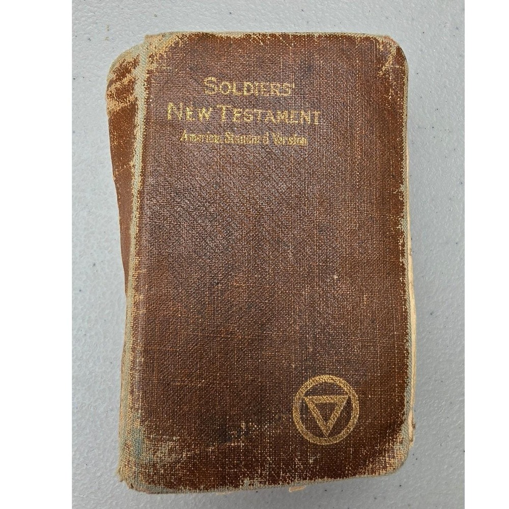Soldiers New Testament American Standard Version WWI Era mini Bible Antique 1900